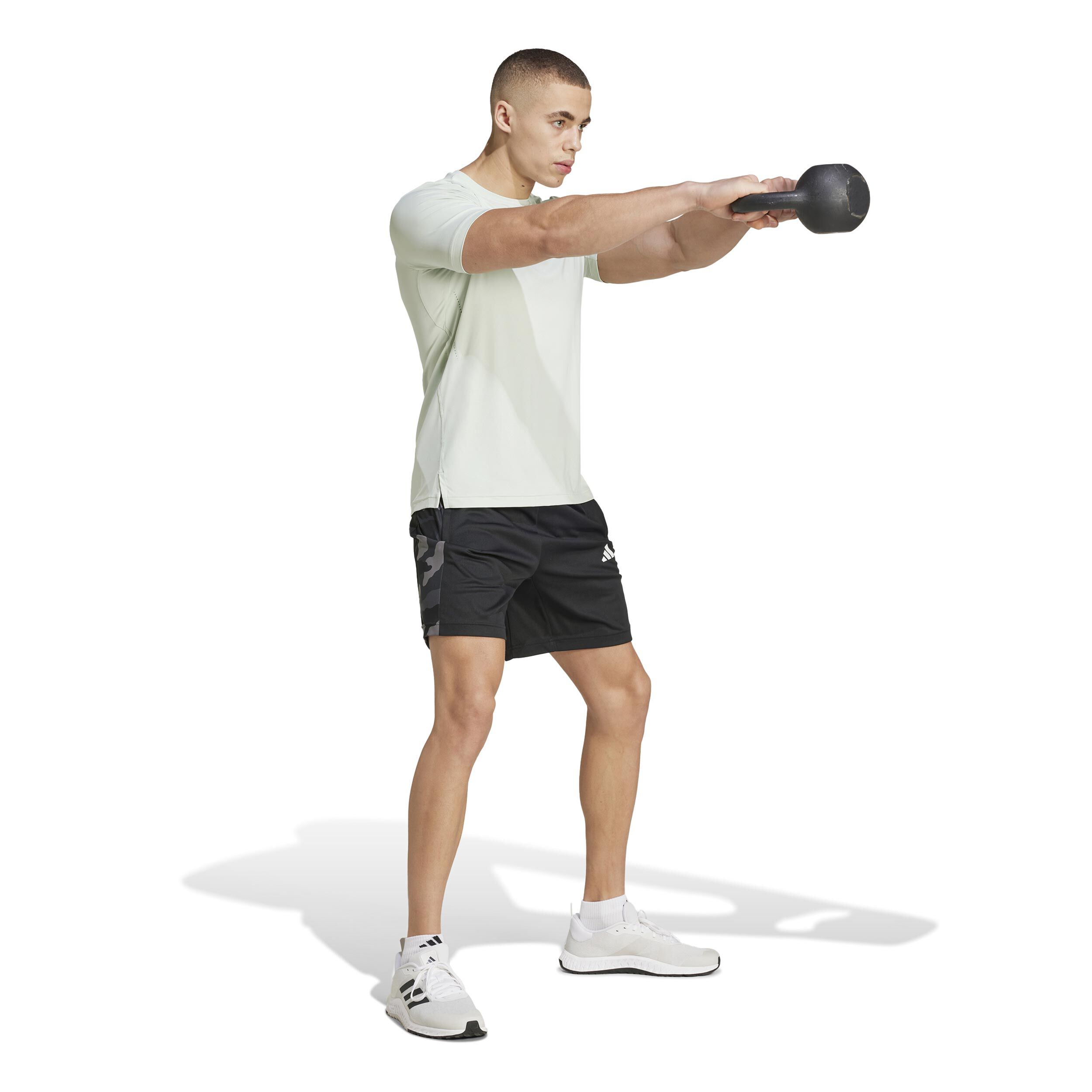 Camo Shorts Herren - Schwarz, Grau