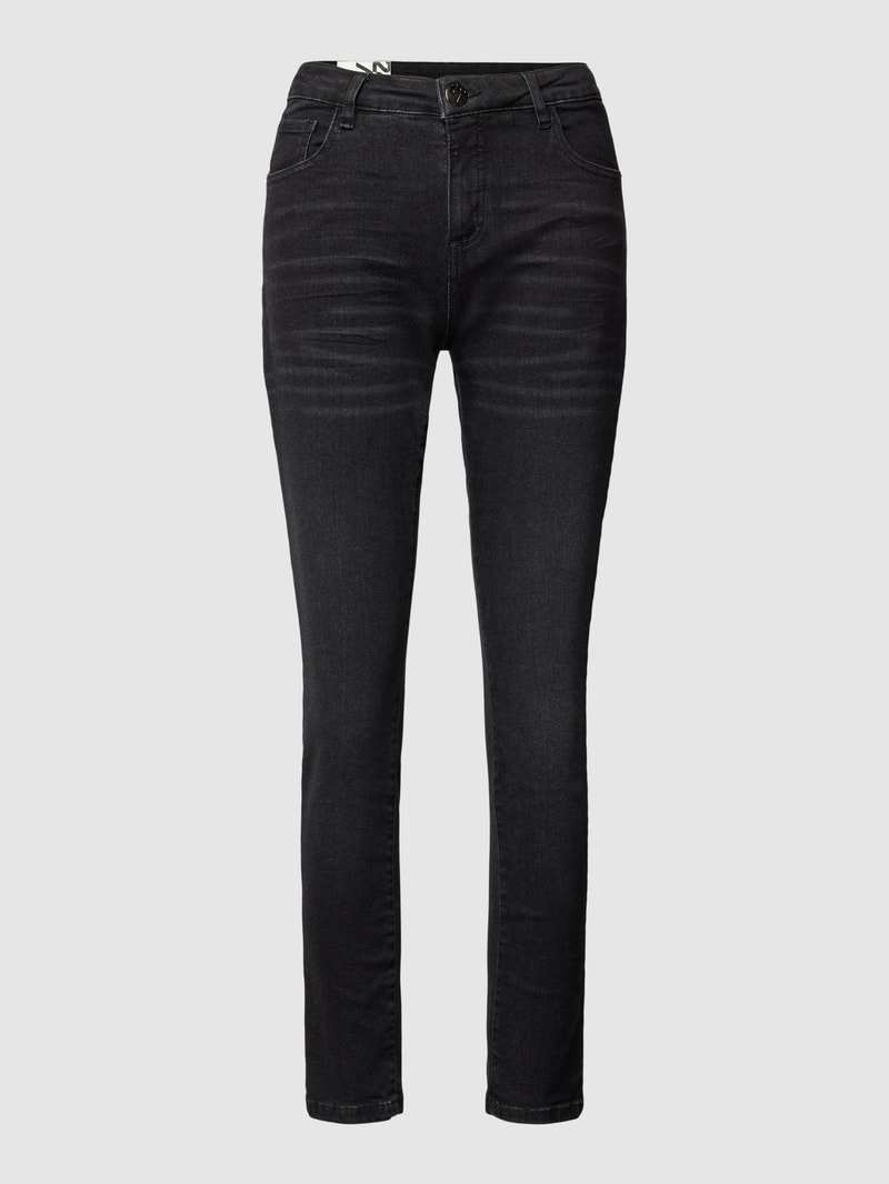 Jeans im 5-Pocket-Design Modell 'Evita' in anthrazit