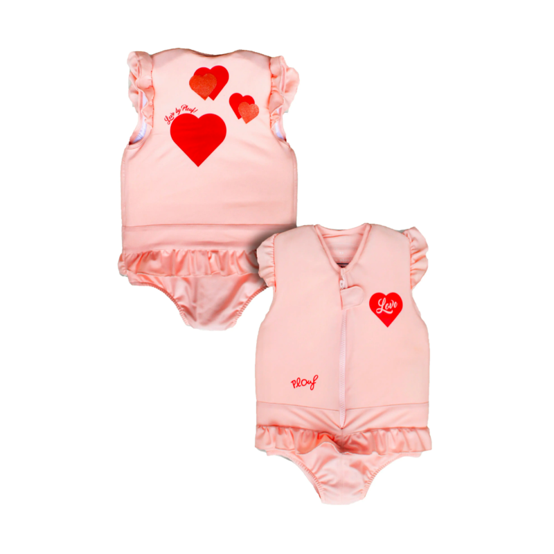 Maillot de bain flottant : Valentine Rose poudré