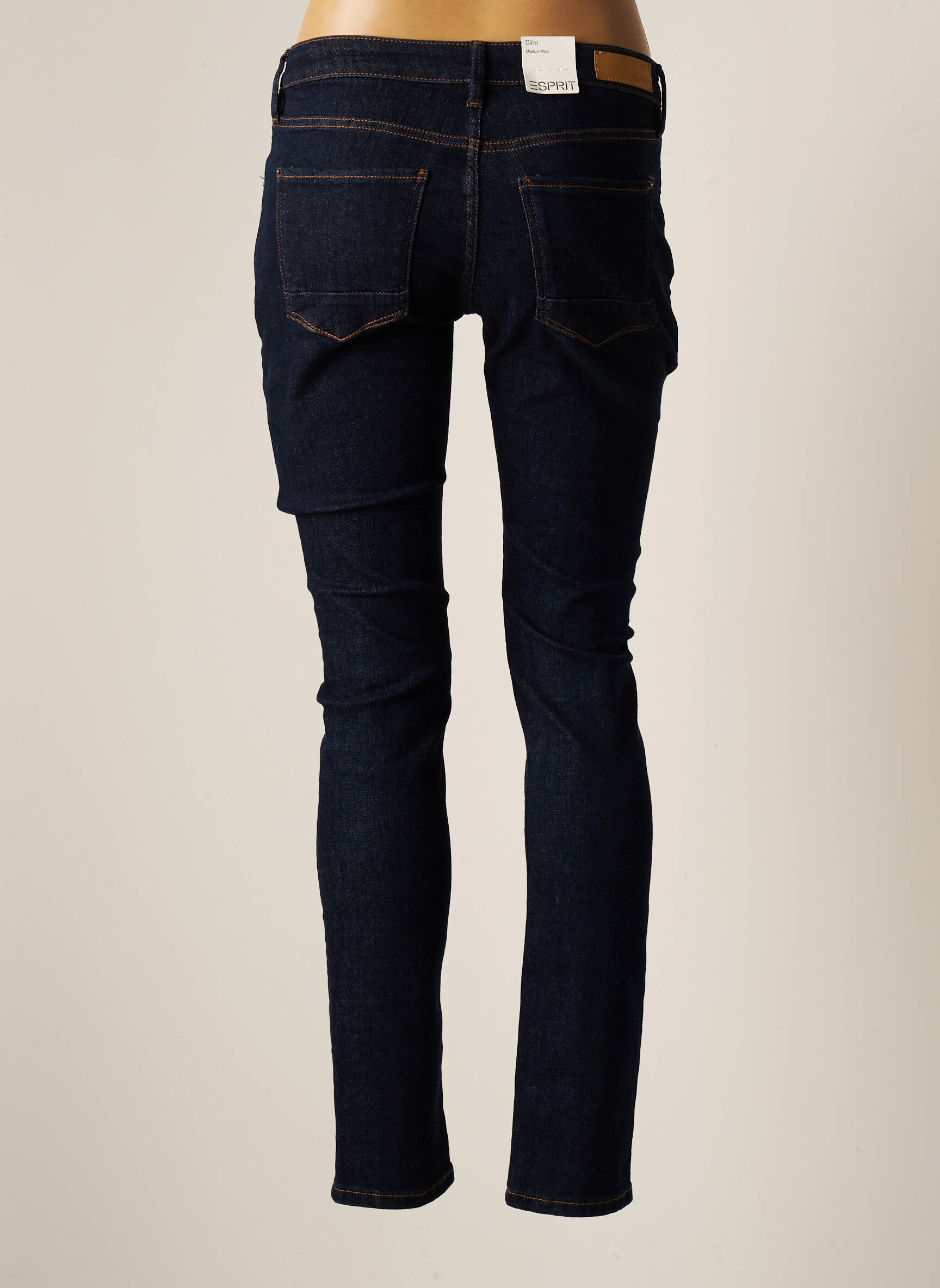 Esprit Jeans Coupe Slim Femme couleur bleu