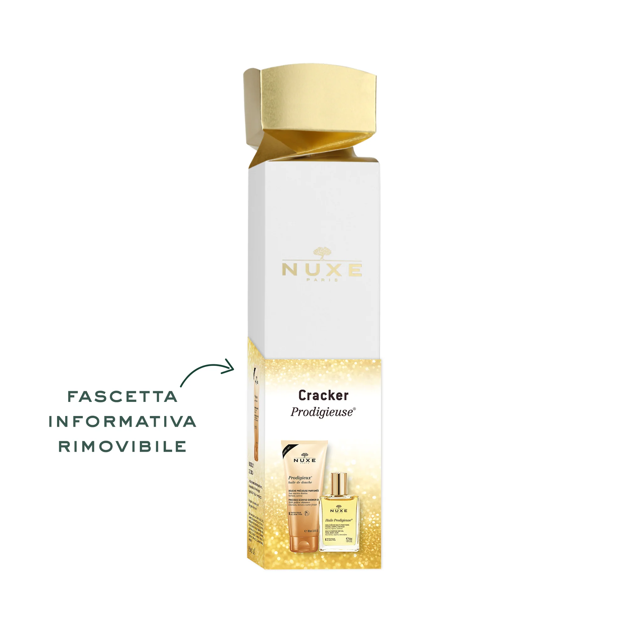 Huile Prodigieuse Cracker Huile Prodigieuse® Classic - Zestawy do twarzy i ciała, Odżywczy olejek do twarzy, Olejek do ciała
