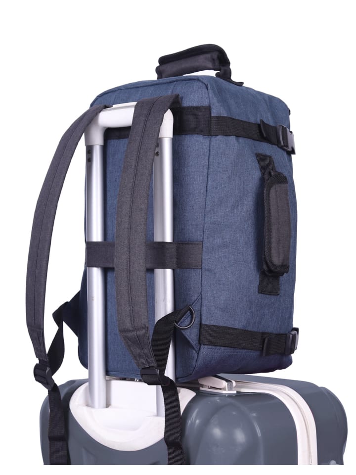 Hauptstadtkoffer blnbag M5 Handgepäck-Rucksack Ryanair 40x20x25 Backpack in Darkblue / Darkgrey günstig kaufen S