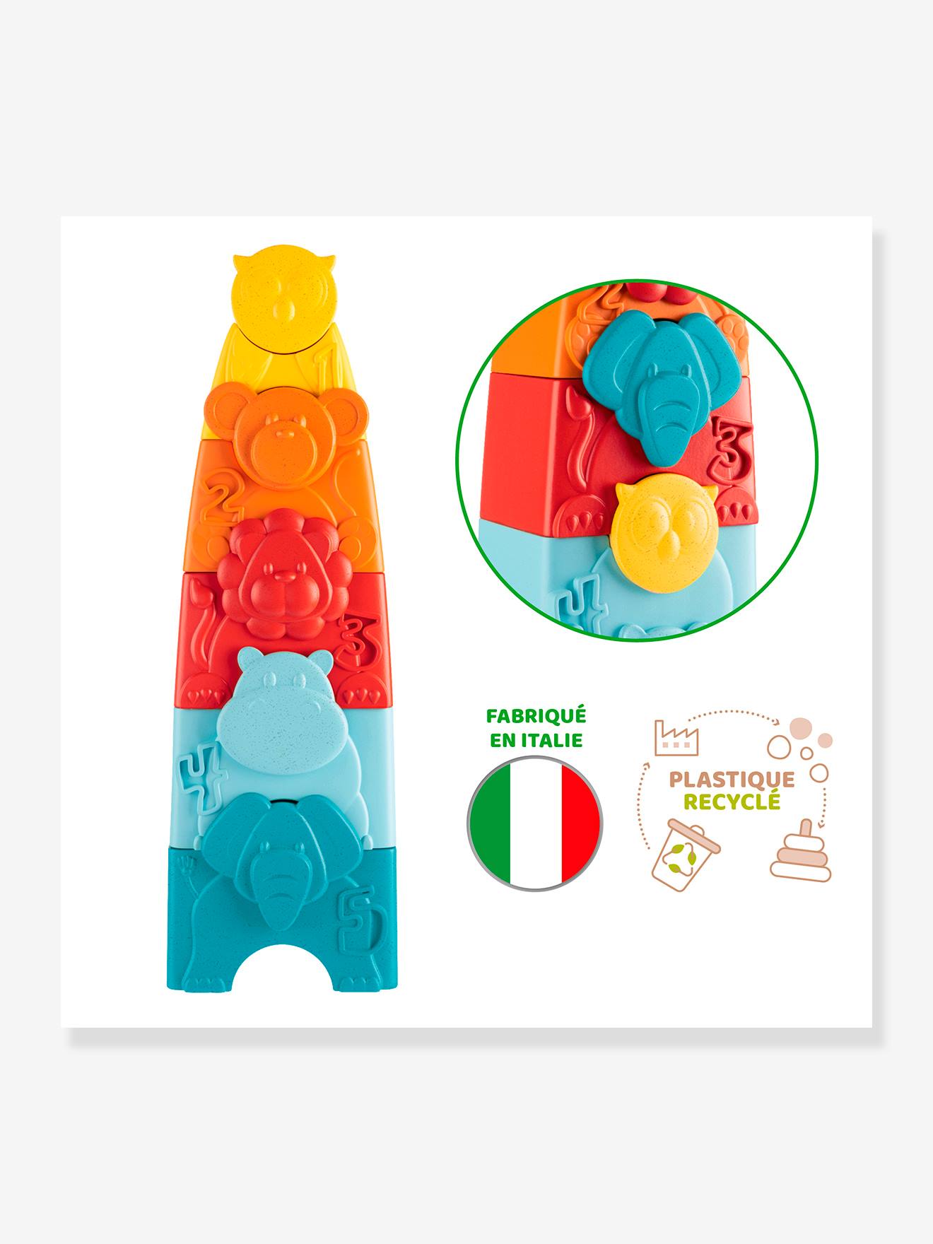 Chicco Baby Stapeltiere ECO+ CHICCO - mehrfarbig
