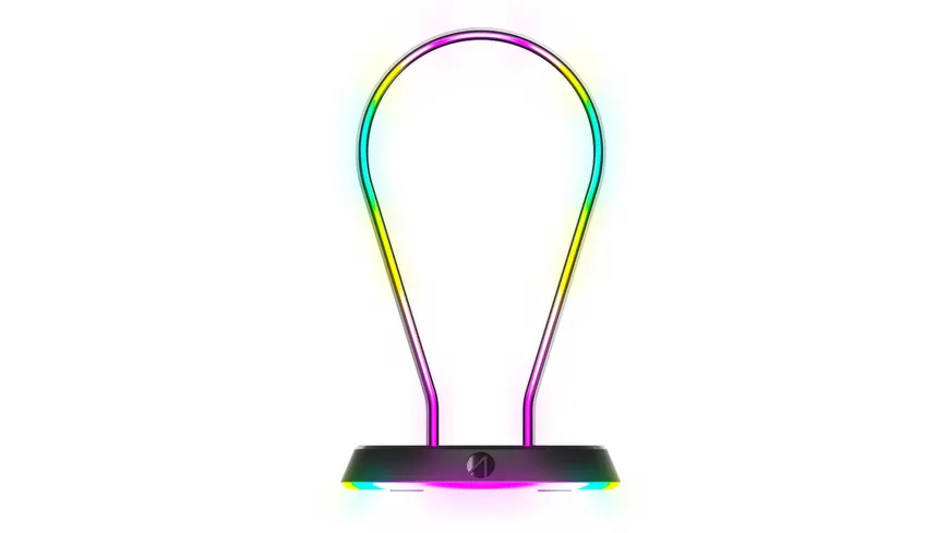 LED Headset Ständer mit USB Ports