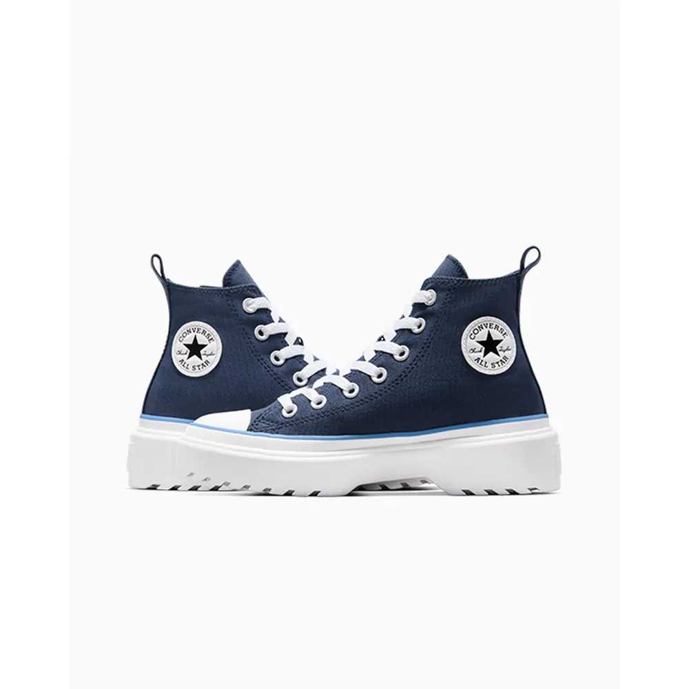 Converse Chuck Taylor All Star Lugged Lift Platform Easy On Floral Embroidery A06342C / blau