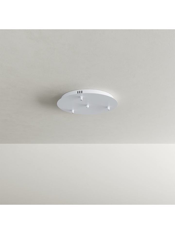 s.LUCE Modular Hängeleuchten-Baldachin 3-flammig oder 5-flammig in Weiß günstig kaufen