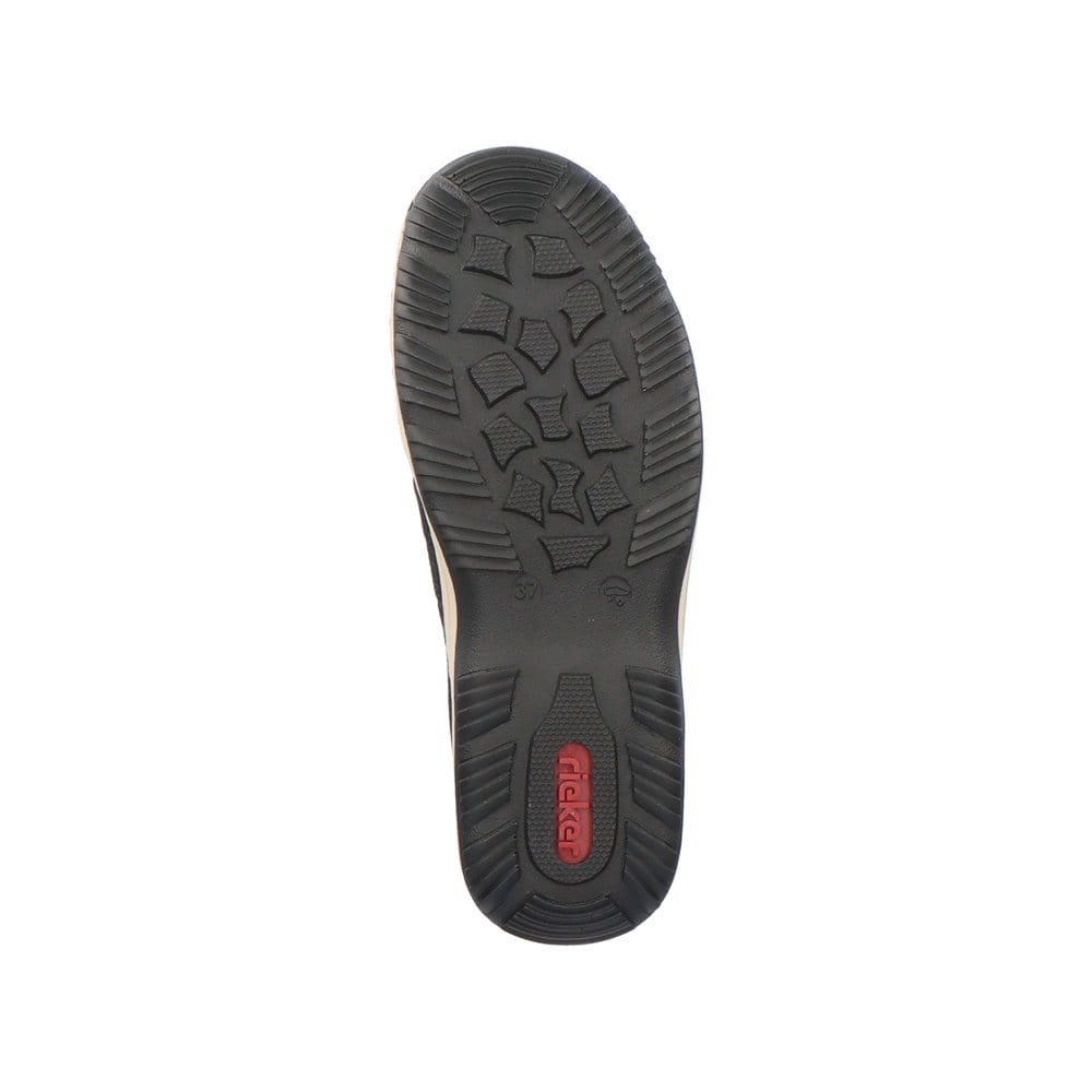 Rieker Damen Slipper asphaltschwarz