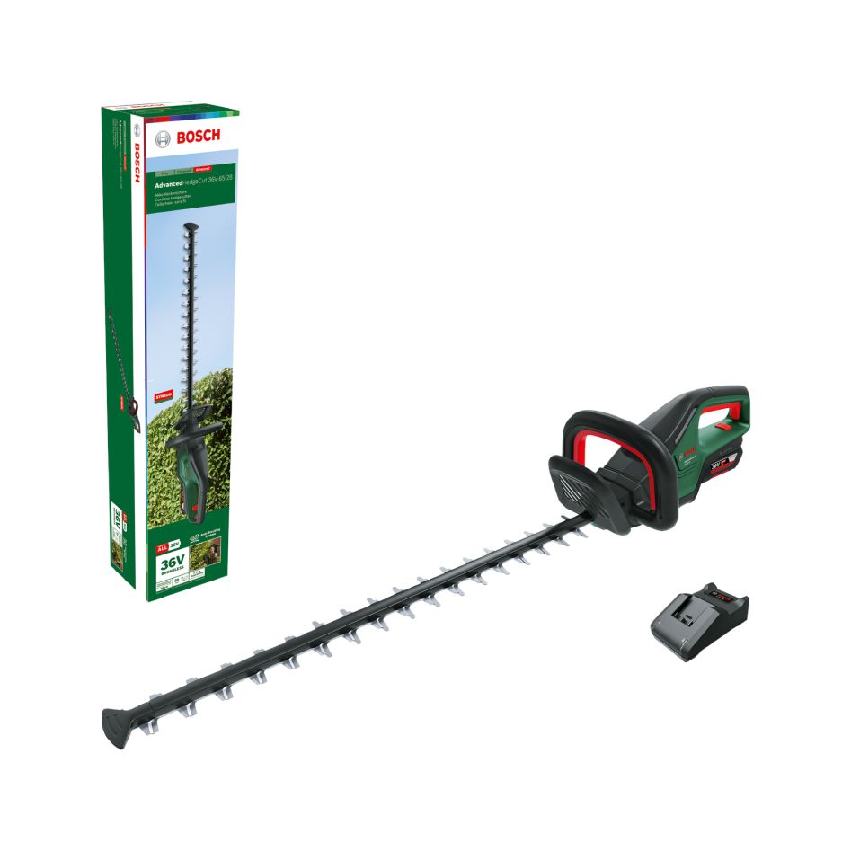 Bosch Green 060084A300 AdvancedHedgeCut 36V-65-28 batteridrevet hekksaks 2,0 Ah og lader