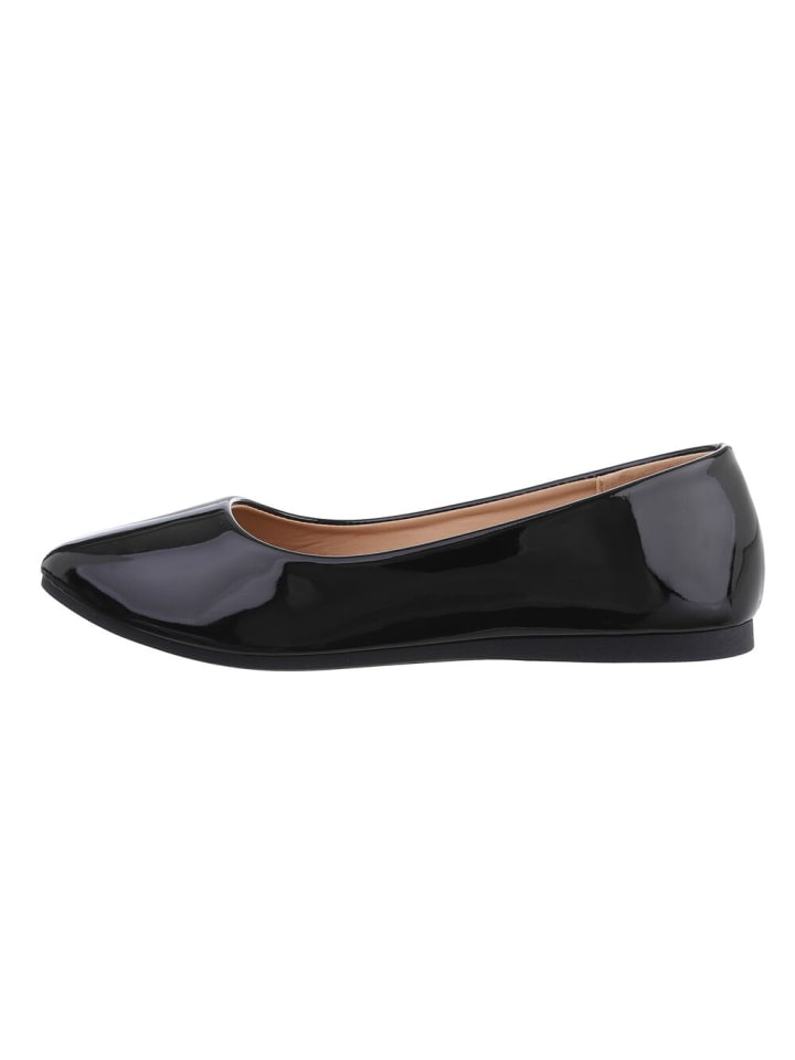 Ital-Design Ballerina in Schwarz günstig kaufen
