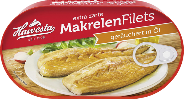 Hawesta MSC geräucherte Makrelenfilets