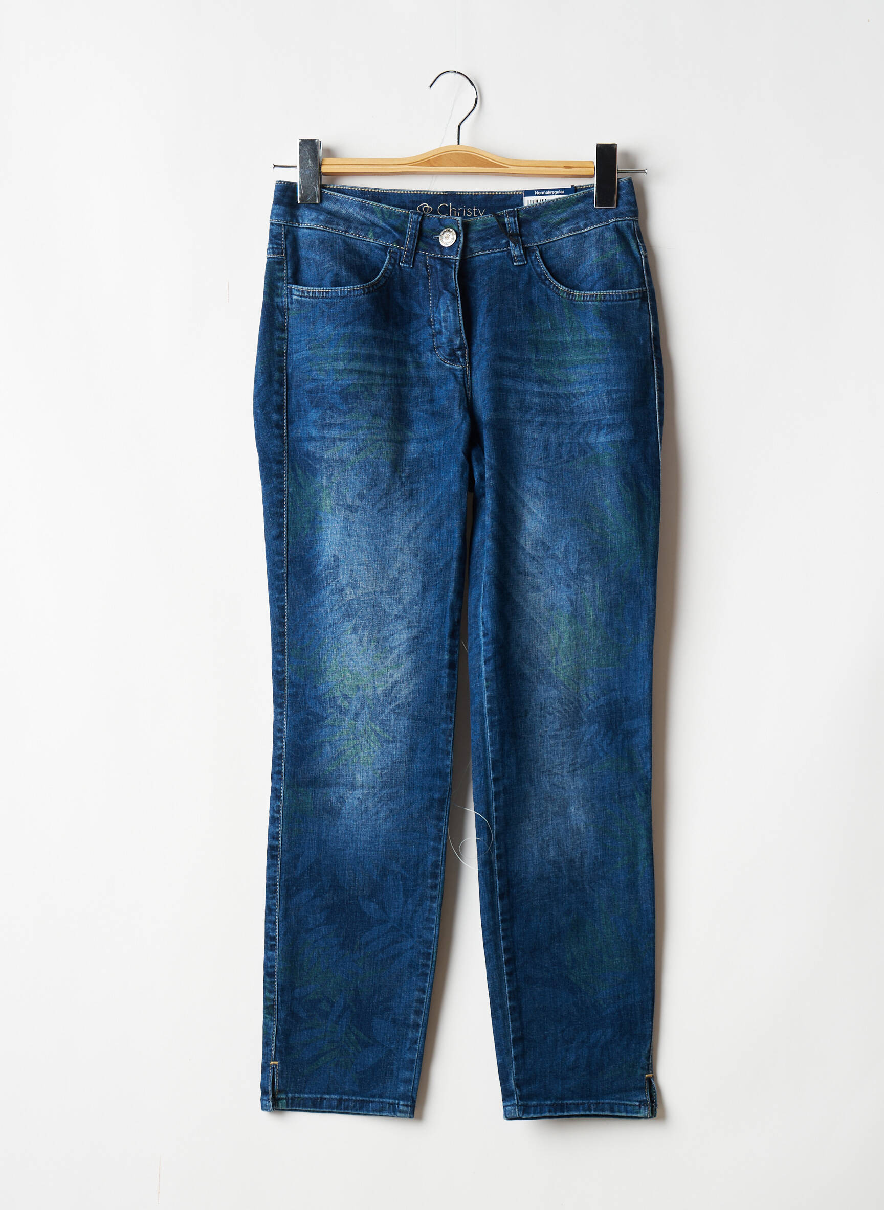 Toni Jeans Coupe Slim Femme couleur bleu