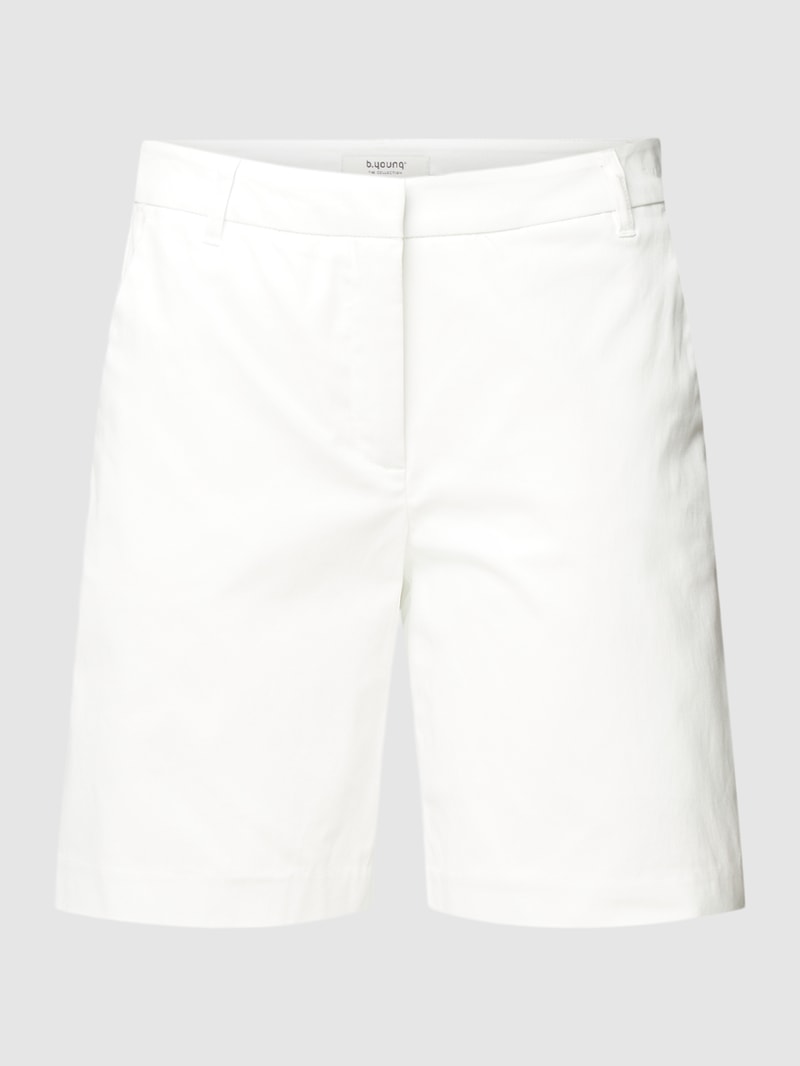Shorts mit Eingrifftaschen Modell 'By Days' in offwhite