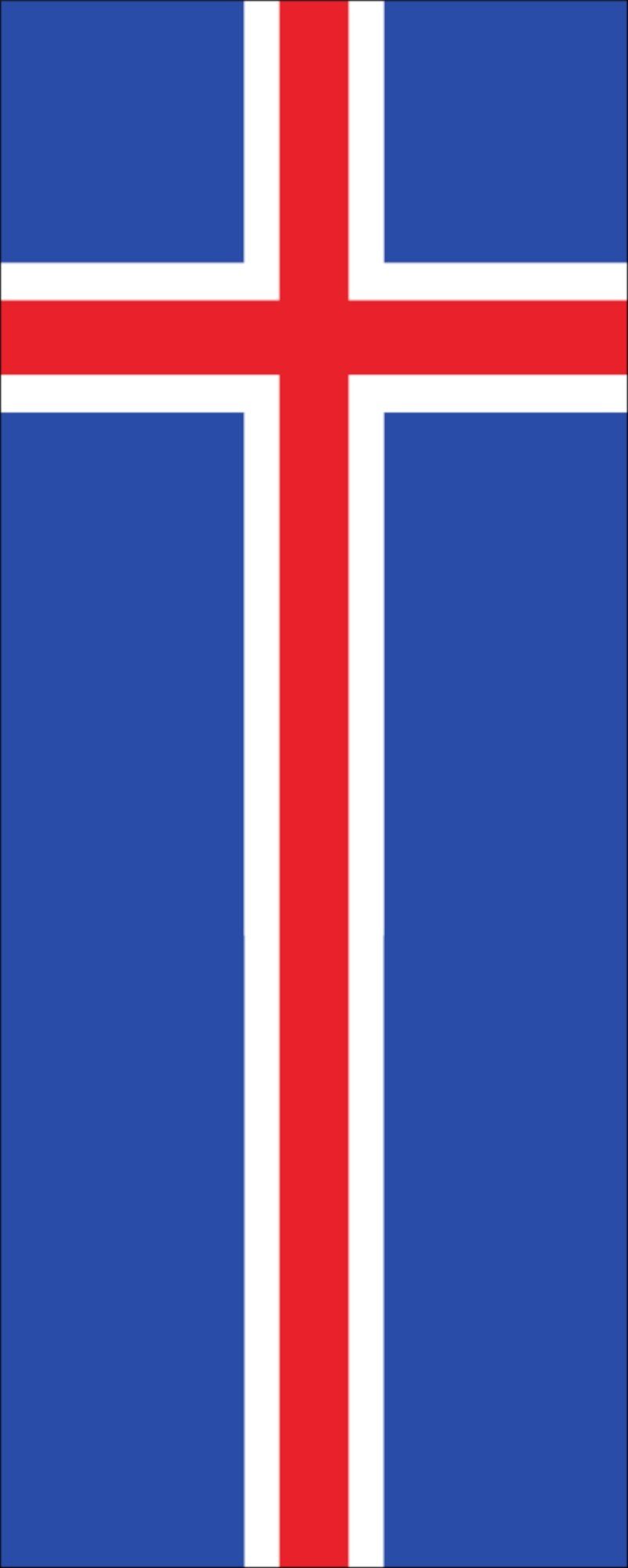 flaggenmeer Flagge Flagge Island 110 g/m² Hochformat