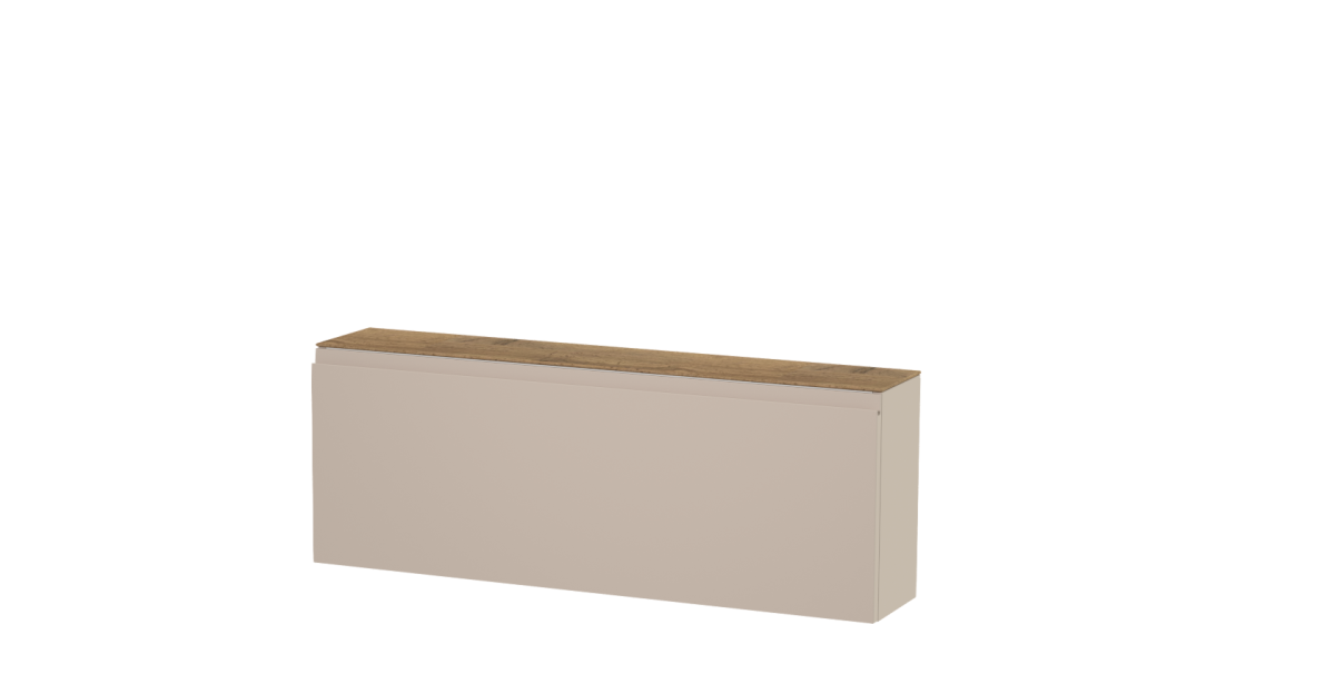 Arredokit Hänge-Schuhschrank Gardasee Kompakt 121 Sand matt