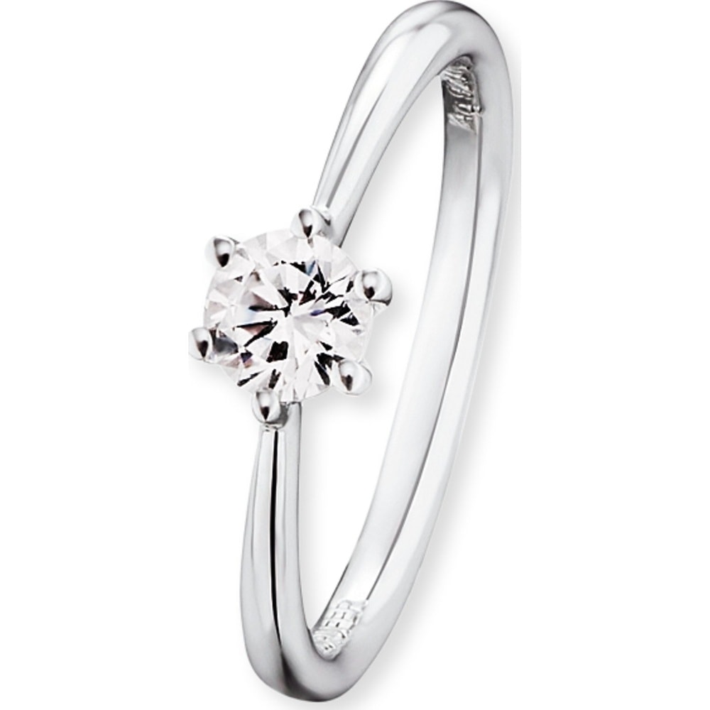 Engelsrufer Bague pour femme 925 Argent rhodié, Gemme argent Bague