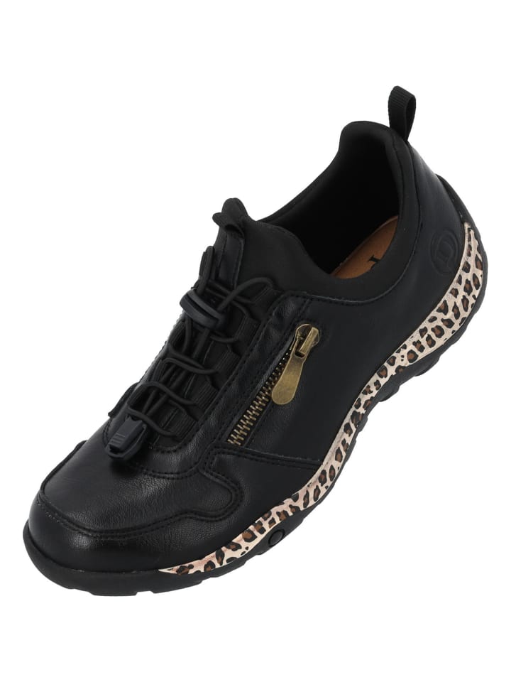 palado Halbschuhe in black/leo günstig kaufen