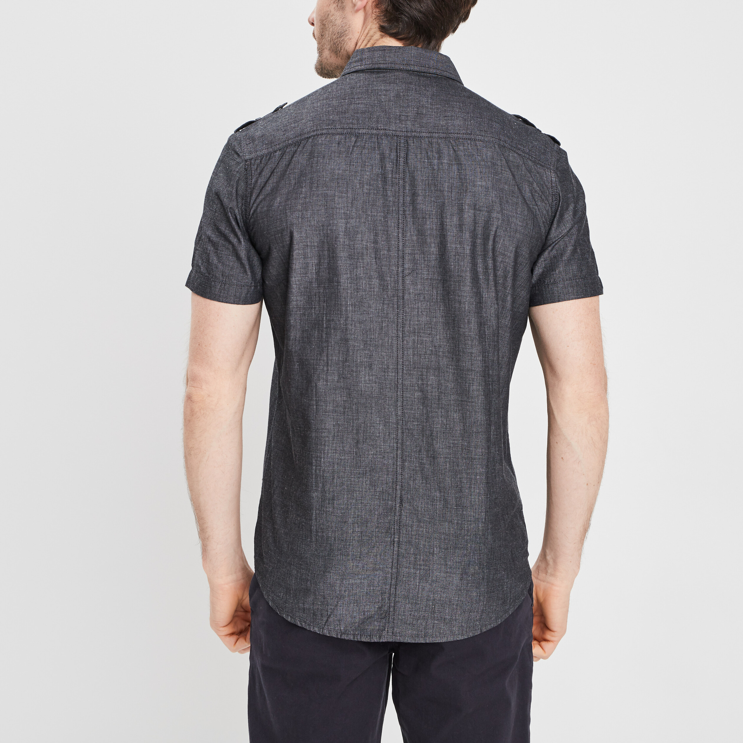 Chemise Liberto gris homme | La Halle