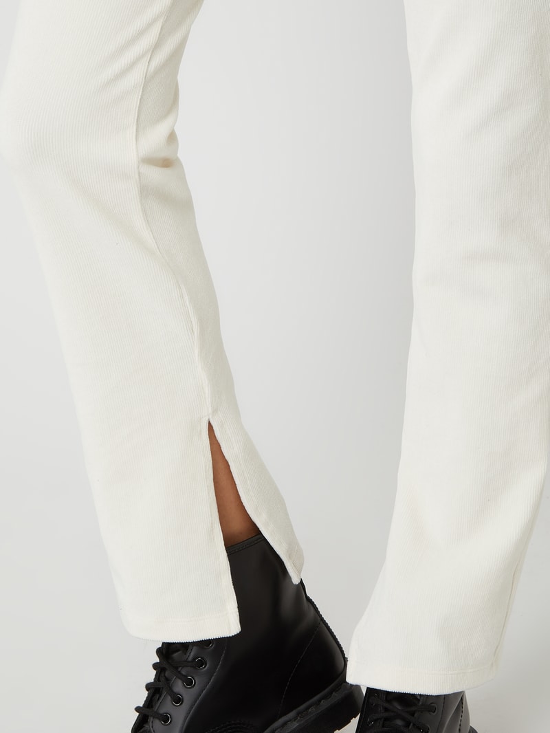 Schlupfhose aus Cord  in offwhite