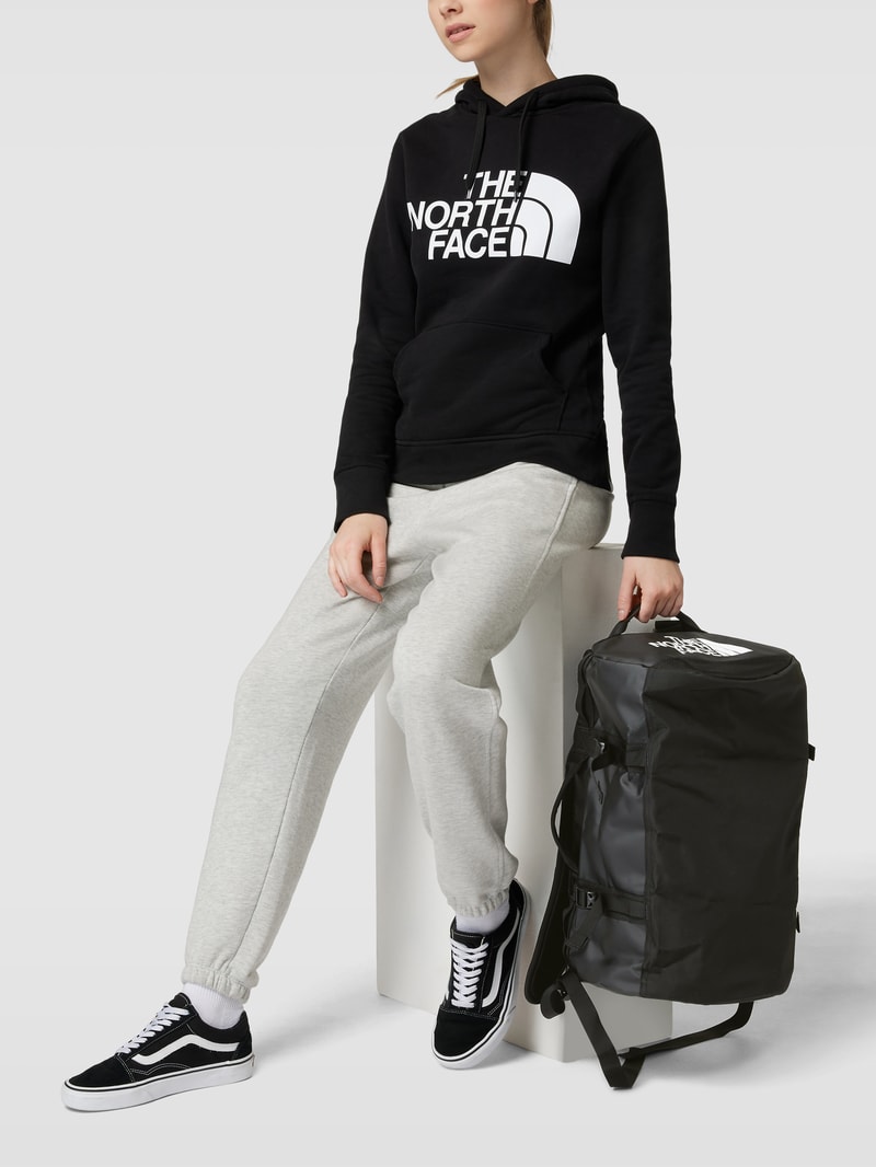 Sporttasche mit Label-Print Modell 'BASE CAMP DUFFEL XS' in schwarz