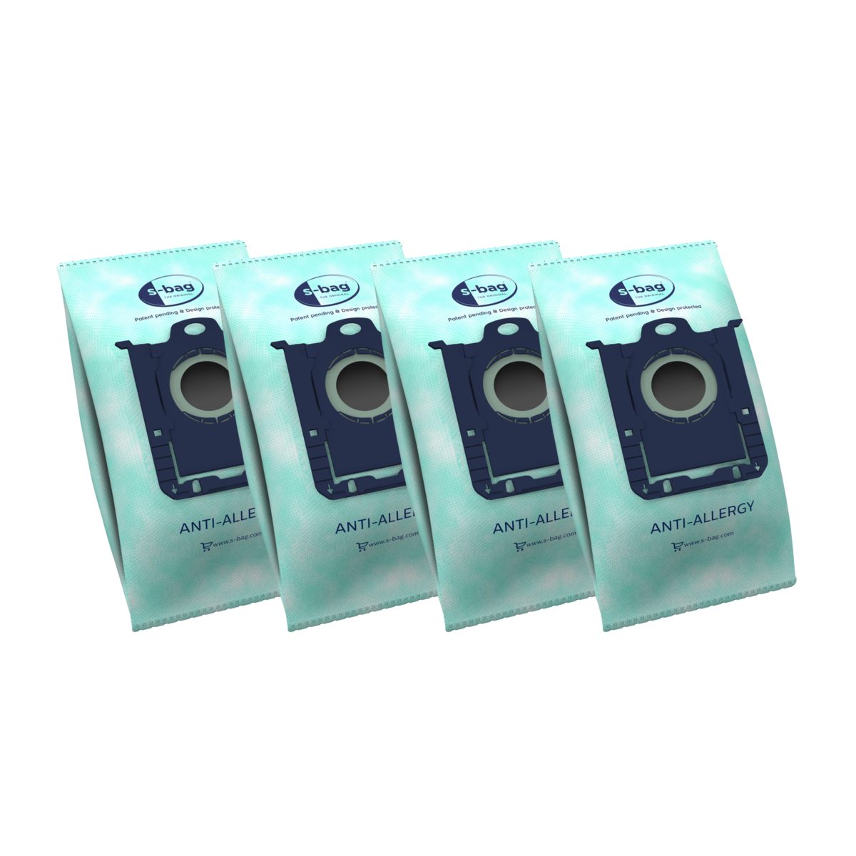 AEG Staubsaugerbeutel Zubehör s-bag® Hygiene Anti-Allergy Staubsaugerbeutel, 4 St.