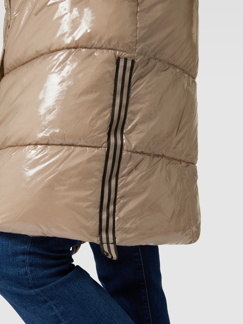 Steppweste mit Kapuze Modell 'Miri' in beige