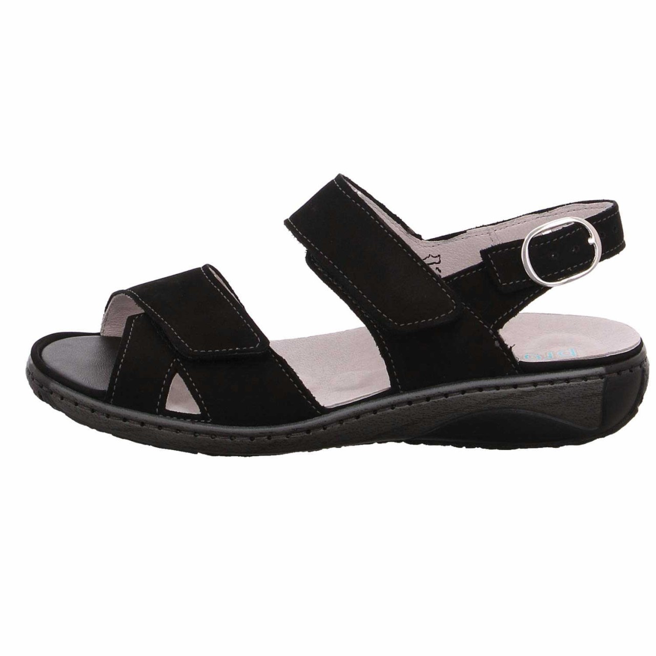 WALDLÄUFER Komfort Sandalen schwarz