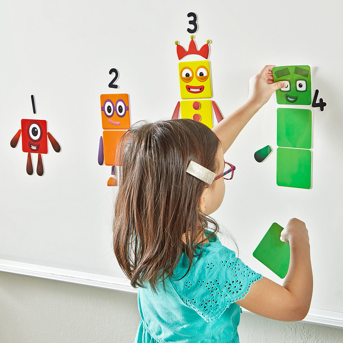 Numberblocks Wiederverwendbare Klammern