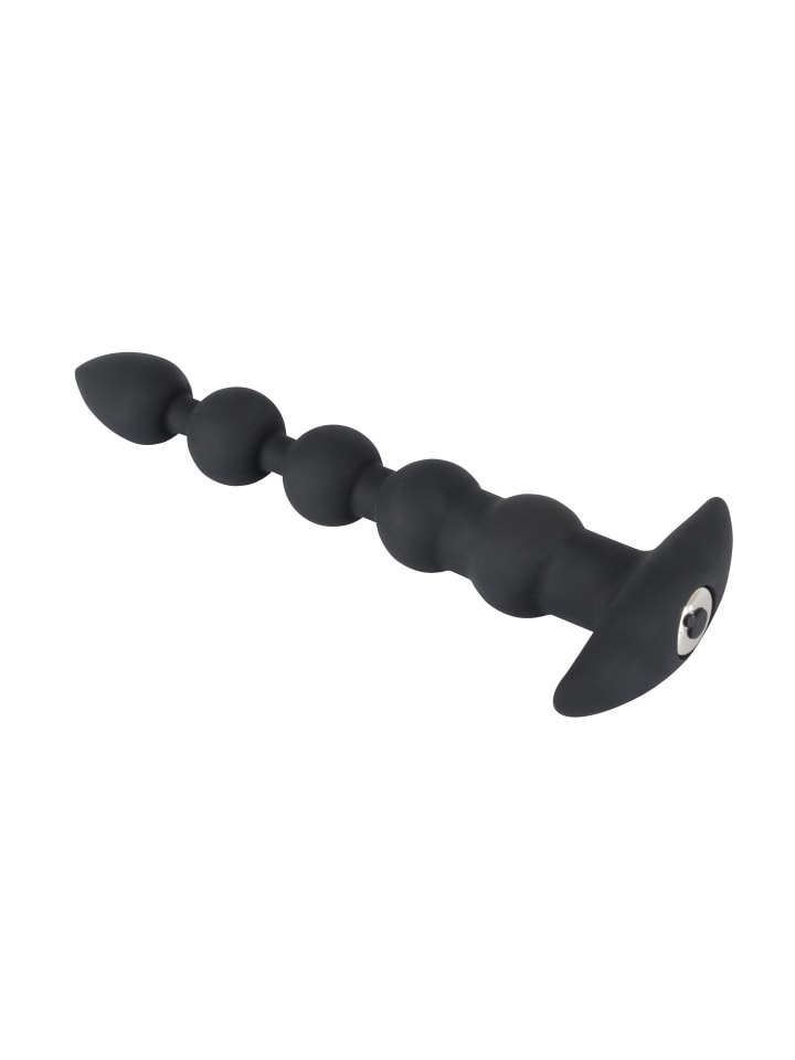 Black Velvets Analkugelstrang Rechargeable beads in schwarz günstig kaufen 21 cm