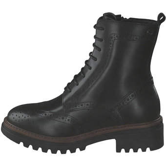 Tamaris Schnürstiefelette in schwarz