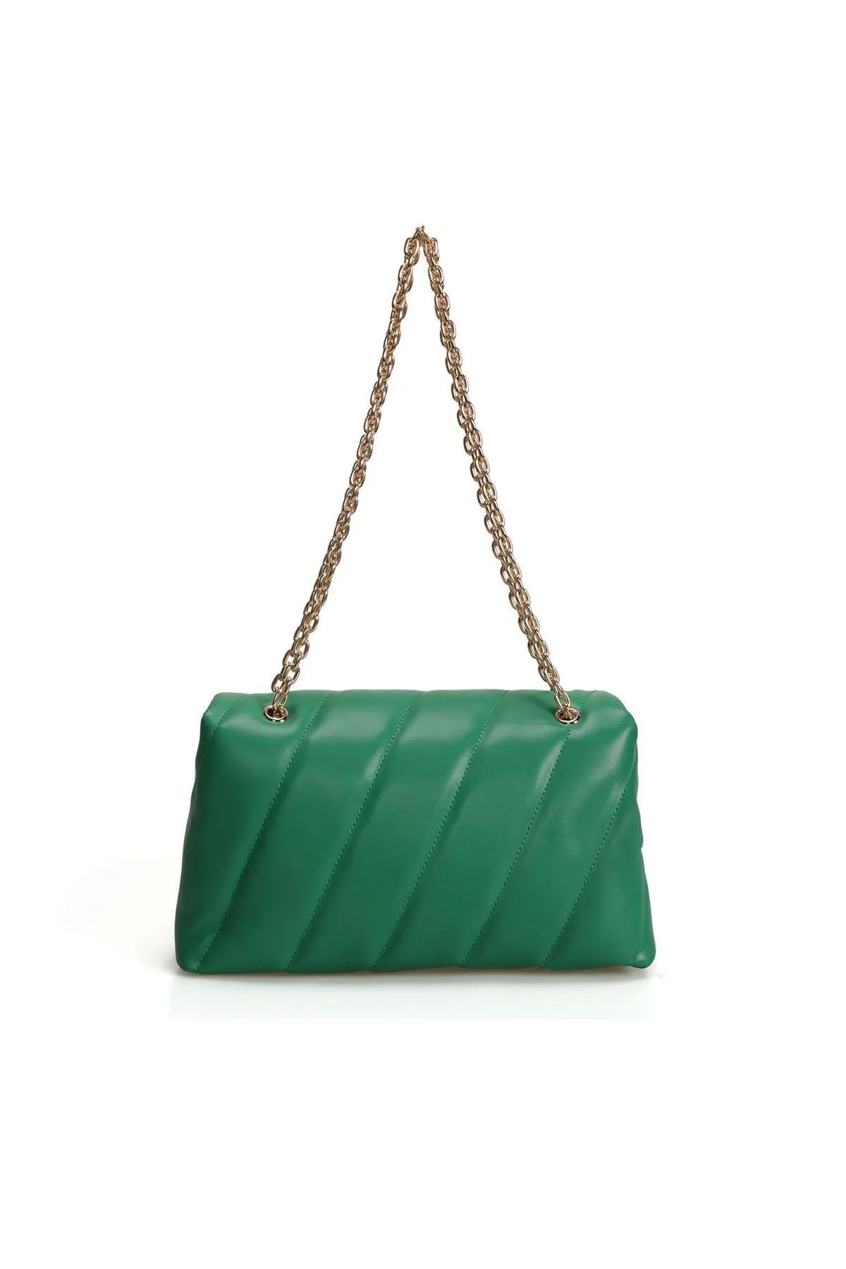 Lucky Bees  Gemusterte Damen Hand- und Schultertasche mit Kettenriemen