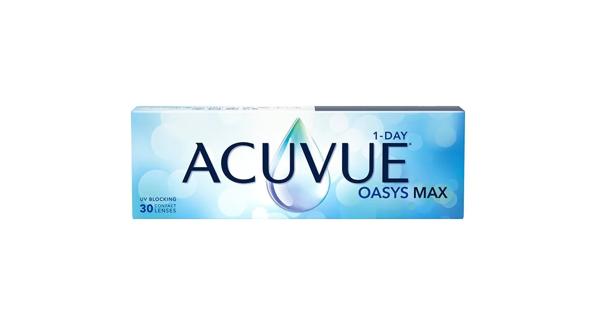 Acuvue Oasys 1-Day Max, jednodnevne kontaktne leće, dioptrija -5.25