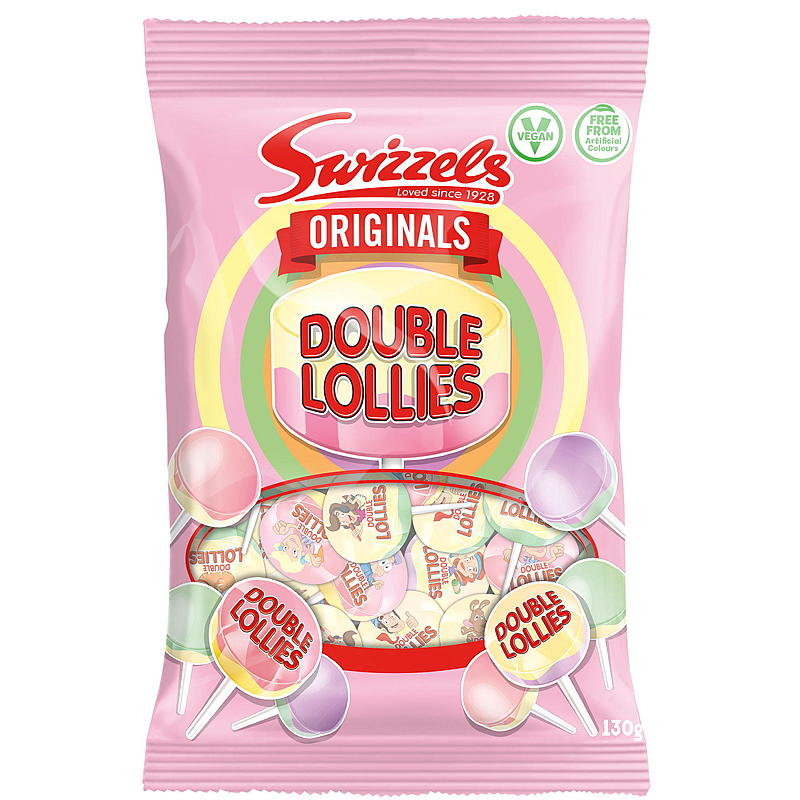 Swizzels Double lolly bag 130 g