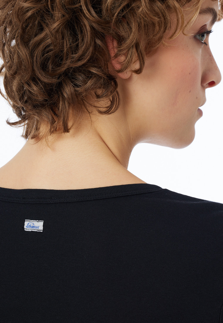 Shirt langarm schwarz - Revival Berta