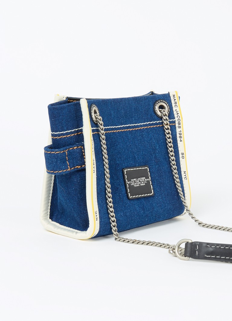 Marc Jacobs The Mini Tote -farkkulaukku logolla