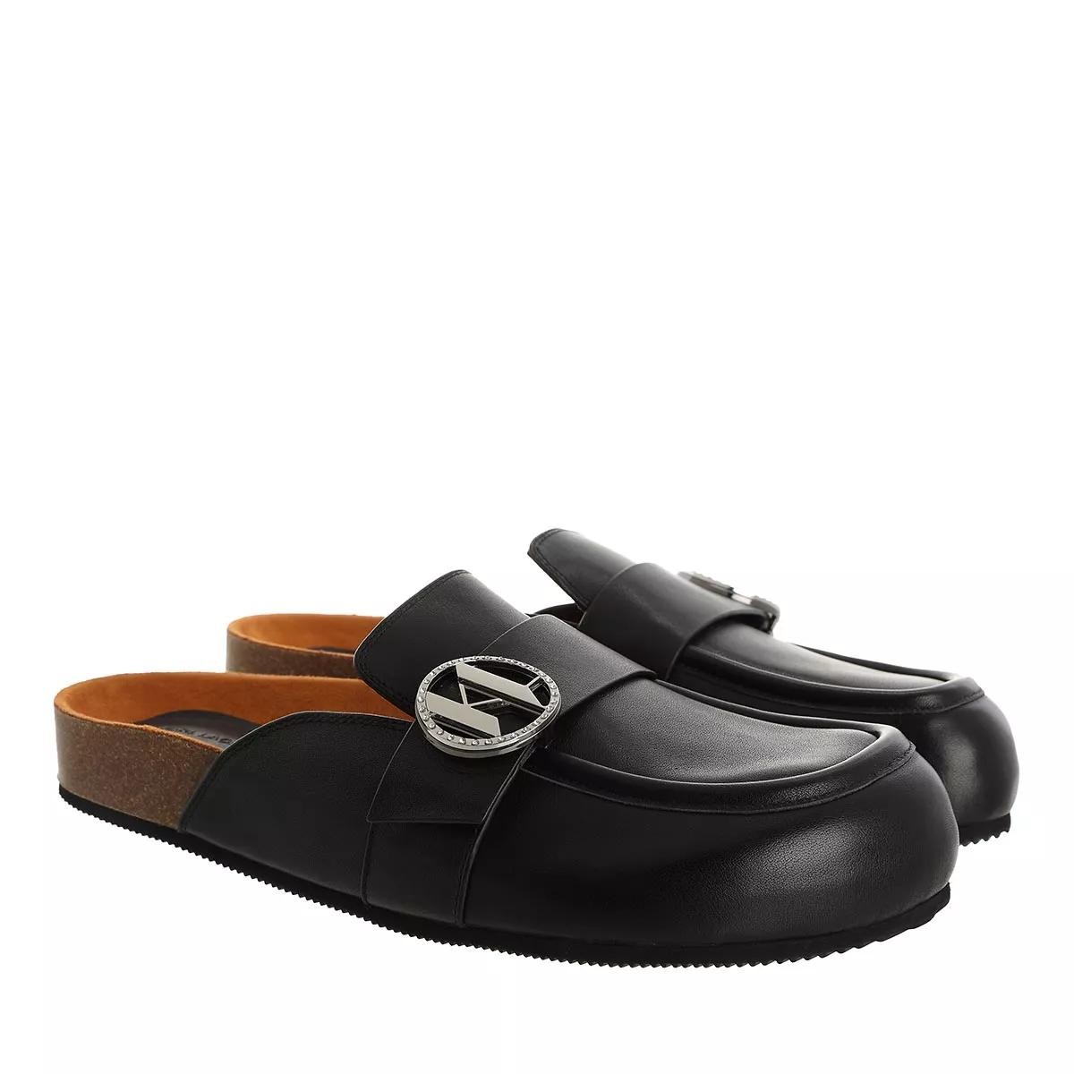 LAGERFELD Freizeit Schnürer schwarz Mule