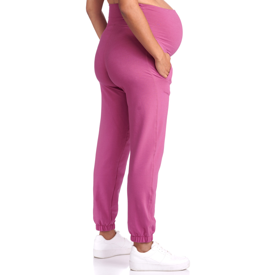 Damen Umstands-Jogginghose mit breitem Bund