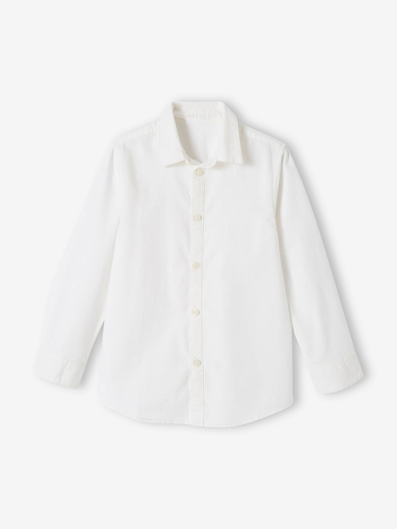 Chemise Oxford garçon blanc