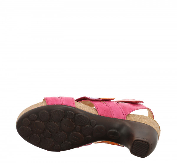 TRAUDI Sandalette - Fuxia/Kombi