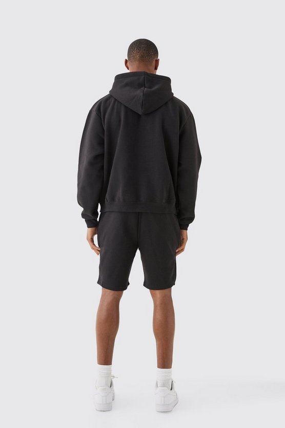 Kastiger lockerer Oversize Man Signature Trainingsanzug