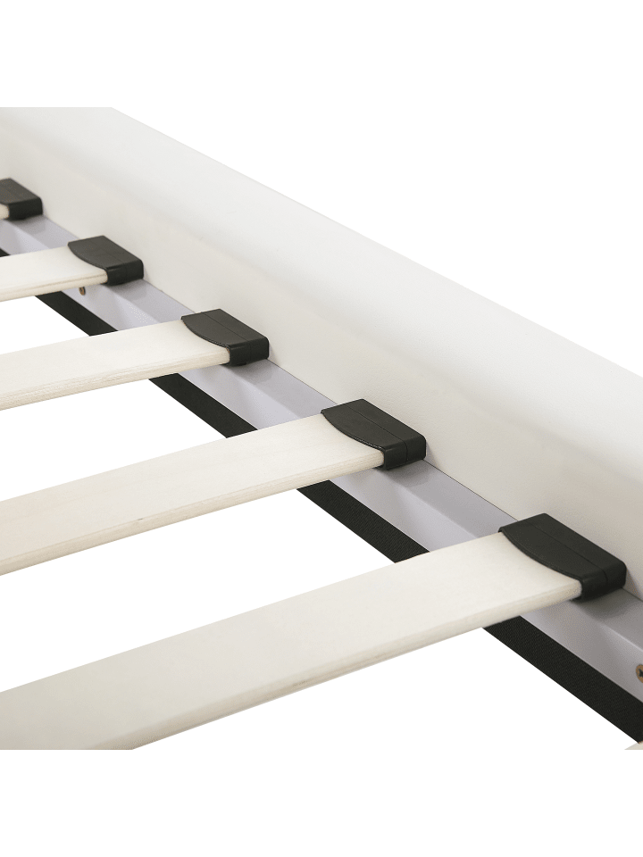 Beliani Doppelbett BETIN in Weiß - (W) 220 x (H) 118 x (L) 230 cm günstig kaufen onesize