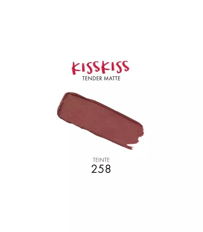 KISS KISS TENDER MATTE Rouge à Lèvres Mat lumineux fin et fondant confort 16H