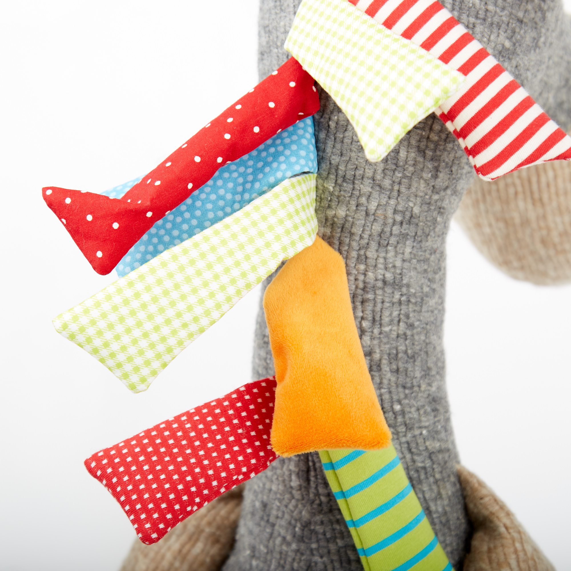 XXL Kuscheltier Pferd im Patchworkstyle