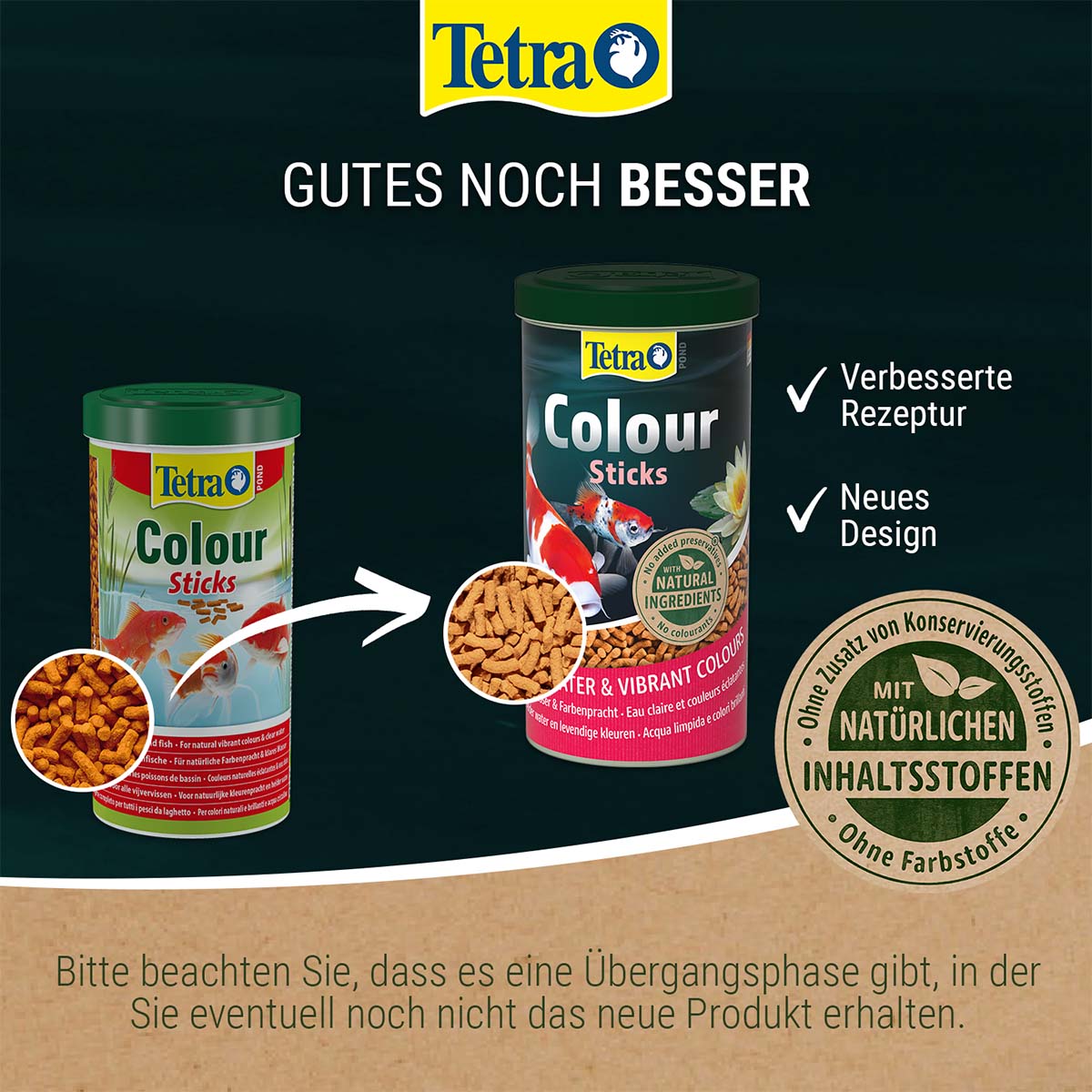 Tetra Pond Teichfischfutter Colour Sticks kaufen