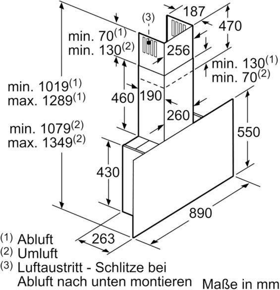 BOSCH Kopffreihaube Serie 8 DWF97RV60