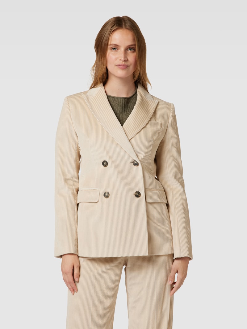 Blazer in Cord-Optik Modell 'KATANGA' in ecru