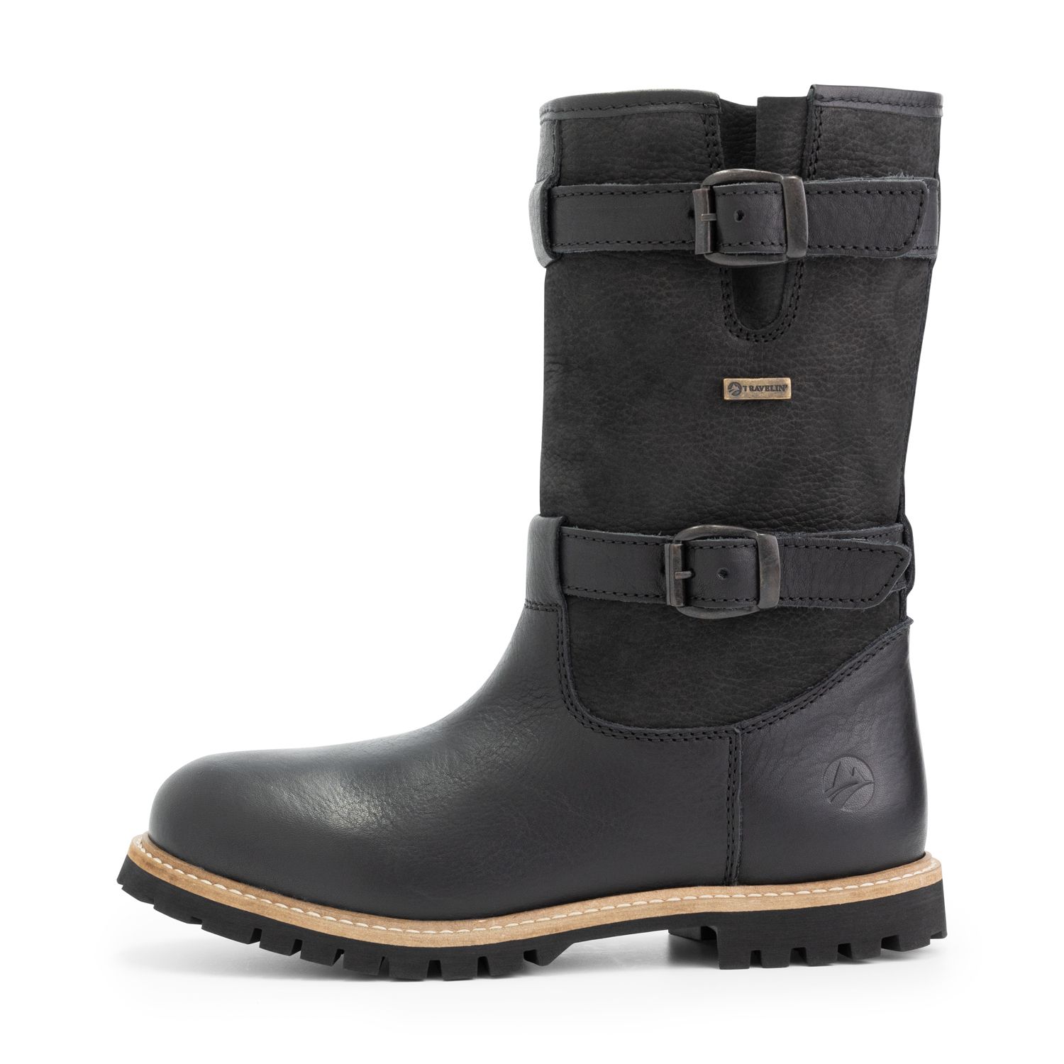 Travelin' Sweden schwarze Damen Outdoorstiefel
