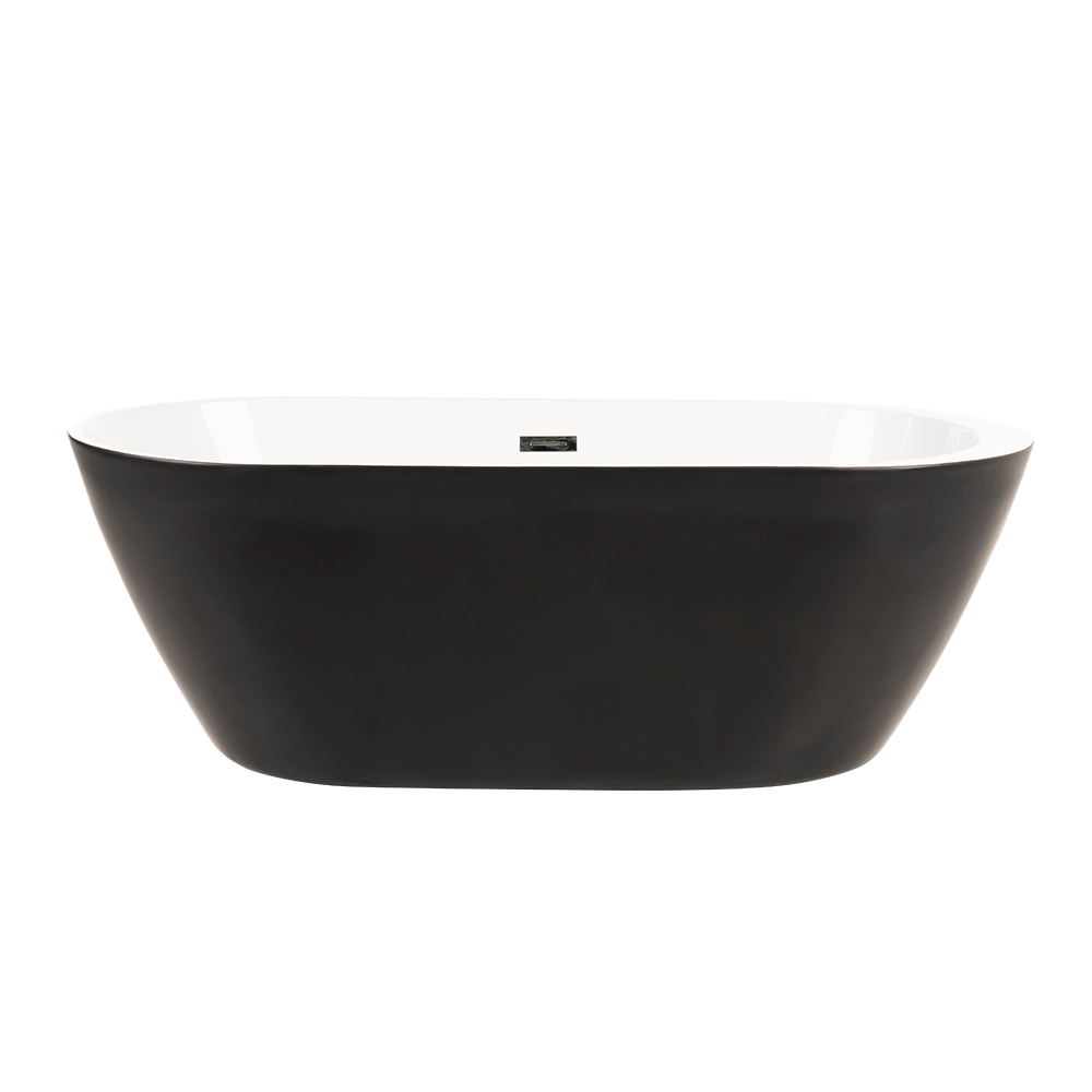Home Deluxe Freistehende Badewanne CODO BLACK EDITION
