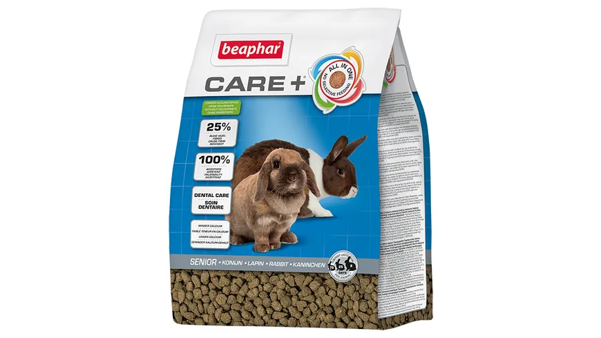 beaphar Nagerfutter Care+ Kaninchen Senior 1,5kg 1.5 kg