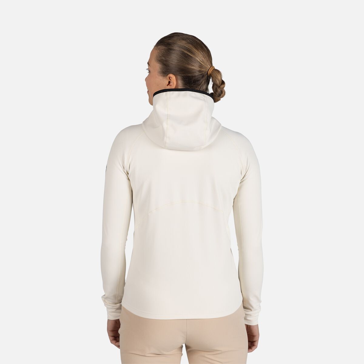 Dünnes Damen-Midlayer mit durchgehendem Reißverschluss