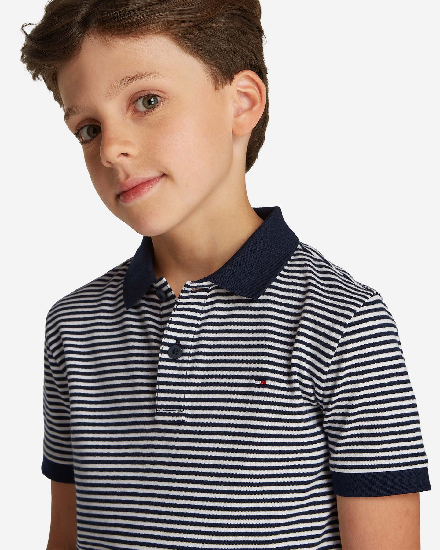 Polo Tommy Hilfiger Striped Jr KB0KB09333-0A4
